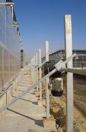 pignon en acier continu de support et de pignon de serre chaude de ventilation avec l'incidence d'alliage de cuivre