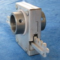 1" pignon continu de serre chaude de ventilation en alliage de zinc de support et de pignon avec la maison en aluminium
