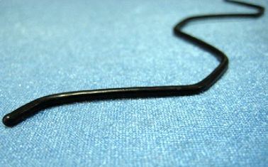 le feuillard de revêtement en plastique de diamètre de 2mm profile le fil en acier de zigzag, 2000mm longs