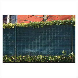 Filet matériel de barrière de HDPE vert-foncé, fabrication d'ombre de balcon de jardin