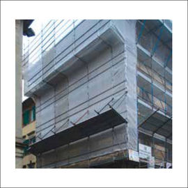 Filet blanc de bâtiment de sécurité de 75 grammes pour l'échafaudage/réduire la pollution de la poussière de construction
