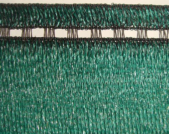 Matériel de HDPE fabrication vert-foncé d'ombre de jardin de filet de barrière de 280 grammes avec l'oeillet
