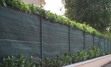 Matériel de HDPE fabrication vert-foncé d'ombre de jardin de filet de barrière de 280 grammes avec l'oeillet