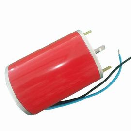 Moteur automatique de porte coulissante de revêtement rouge rouge, onde entretenue et CCW, fonctionnement à faible bruit de 12VDC 3600RPM bon