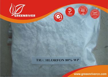 Insecticide CAS d'organophosphate de Trichlorfon 80%WP aucun 52-68-6