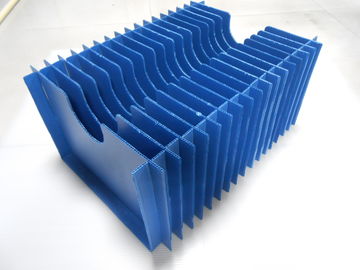 Diviseurs en plastique ondulés en plastique conducteurs de la résistance pp de flamme 800*2000mm