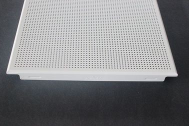 Survivez à l'aluminium acoustique résistant de tuiles de plafond/au blanc en acier galvanisé enduits