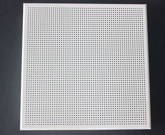 Survivez à l'aluminium acoustique résistant de tuiles de plafond/au blanc en acier galvanisé enduits