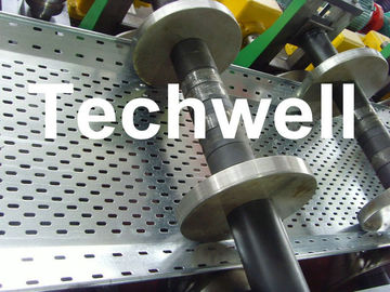 Profil en acier de câble de bande de galvanisation à chaud, petit pain de chemin de câbles formant la machine TW-CBT300