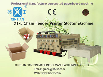 Machine à sous automatique de verrouillage pneumatique d'impression de carton de lubrification avec des pompes à engrenages