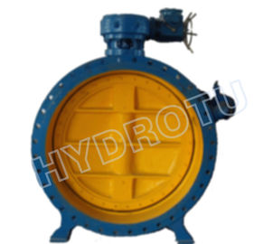 Vanne papillon à flasque commandée par engrenage 1000mm pour l'hydroélectricité