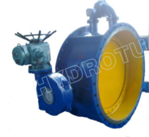 Vanne papillon à flasque commandée par engrenage 1000mm pour l'hydroélectricité