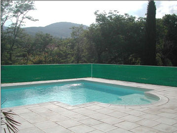 Cour de HDPE, barrière de fabrication d'ombre de jardin pour la piscine