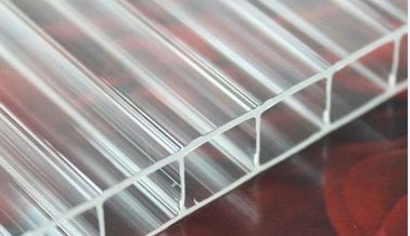 Enduit UV de lucarne de serre chaude de polycarbonate de feuille commerciale transparente de cavité