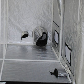 la culture hydroponique Mylar de serre chaude de 120x120x200cm élèvent la tente avec la réflectivité légère de 95%