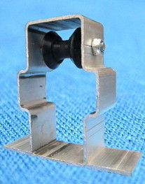 roue en plastique simple de maison d'écran de défenseur en aluminium de tube, 3/4"/1"