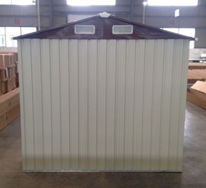 stockage préfabriqué de jardin en métal de l'apex 10x12'jeté avec la porte coulissante